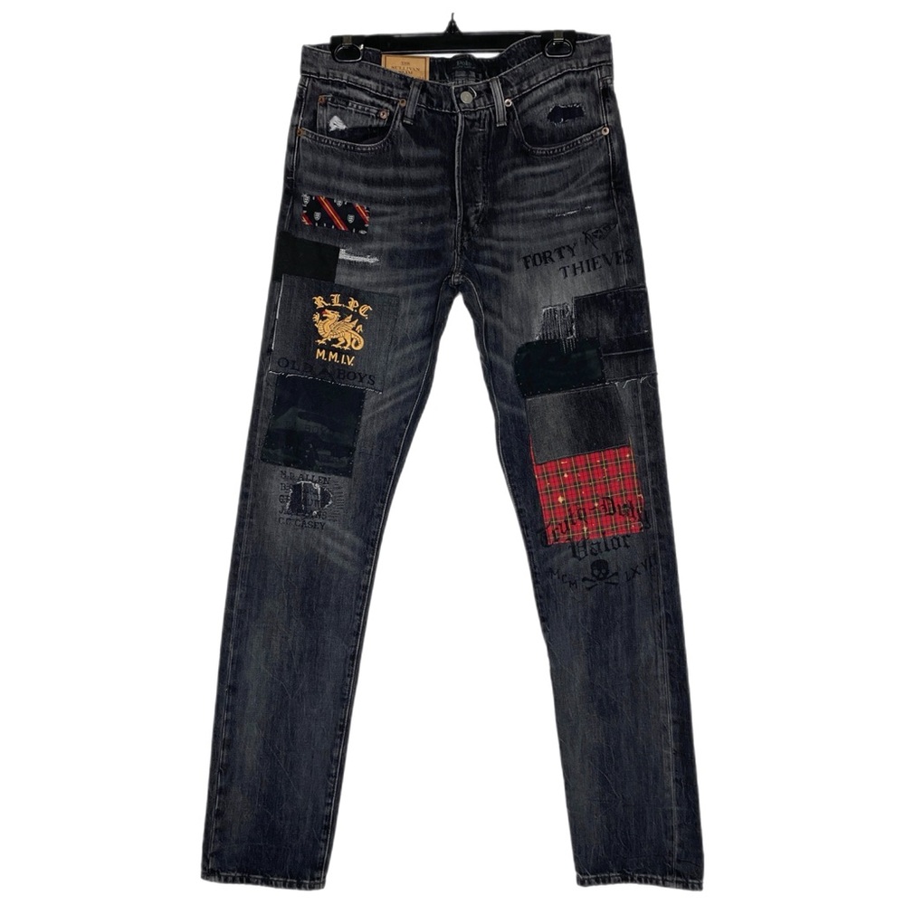 Polo Ralph Lauren Sullivan Slim Graffiti Patch Jeans